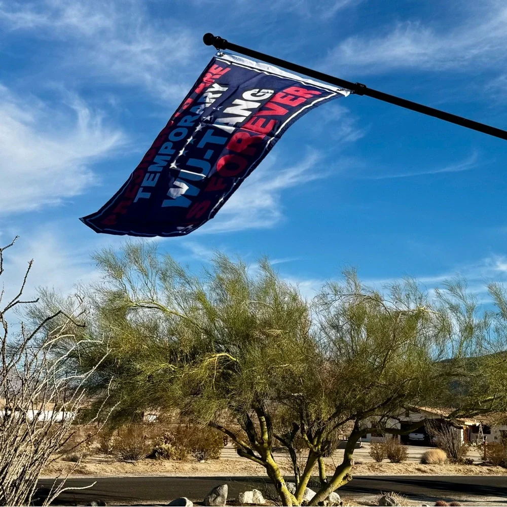 NIP Red white & blue WU-TANG IS FOREVER flag 3’X2’ - Picture 5 of 7